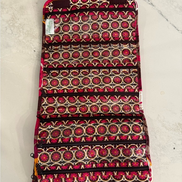 Vera Bradley Retired Y2K Carnaby Jewelry Book Folio Makeup Travel Organizer Bag - Picture 7 of 9